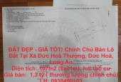 ĐẤT ĐẸP - GIÁ TỐT! Chính Chủ Bán Lô Đất Tại Xã Đức Hoà Thượng, Đức Hoà, Long An